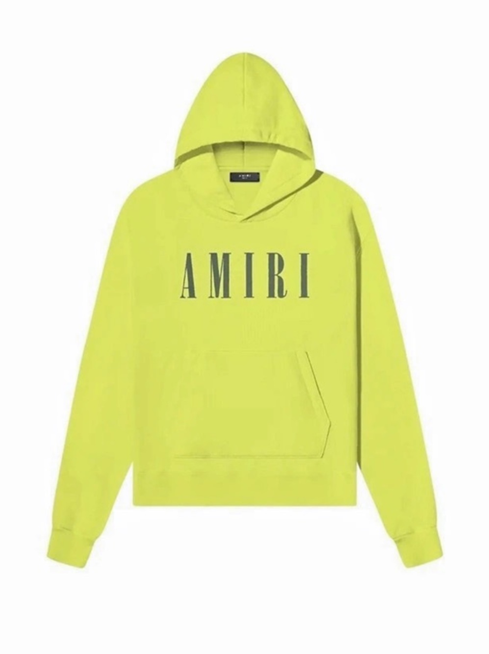 Amiri Core Logo Hoodie Fluo Yellow